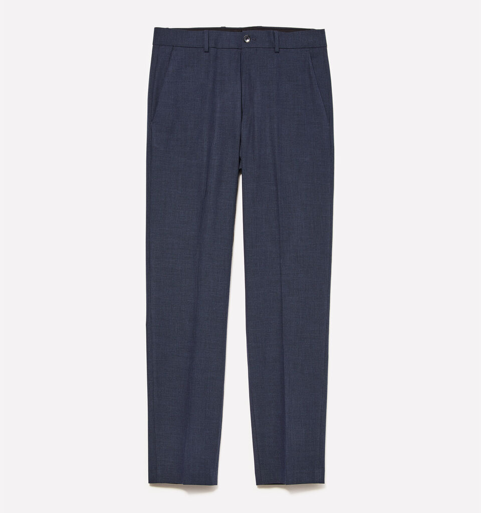 Dark blue chinos - men's slim fit trousers - Dark Blue | Sisley image number 1